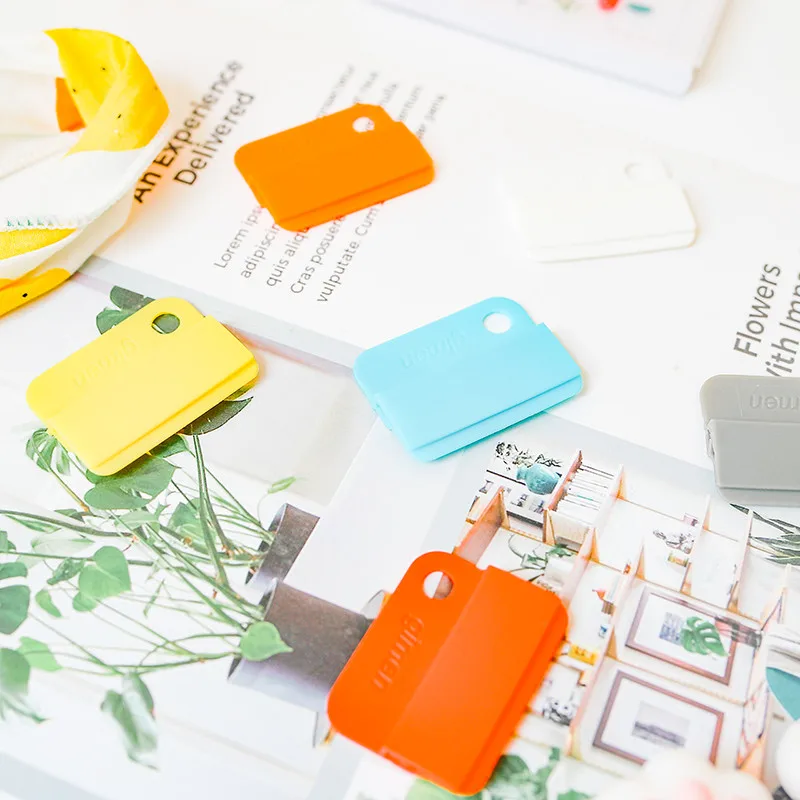 1 набор пластиковых легких зажимов цветная индексная файловая Закладка