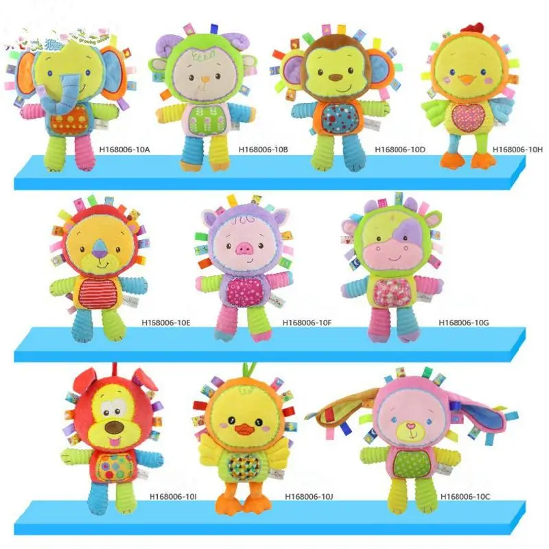

New baby 0-3years old rattle plush toy rattle doll doll doll plush doll toy parent-child interaction children's educational toys