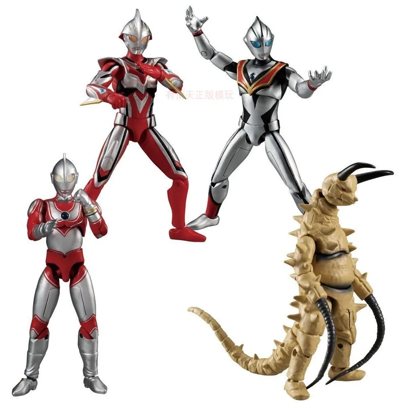 

Bandai Genuine Shodo Series Ultraman Nexus Jack Cosmos Monster Gudon Evil Tiga Joints Movable Action Figure Model Toys Gifts