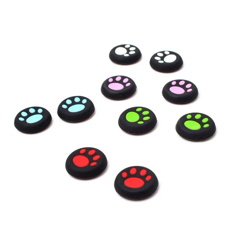4Pcs Cat Paw Joystick Silicone Controller Thumbstick Caps For PS4 Xbox One #71722 |