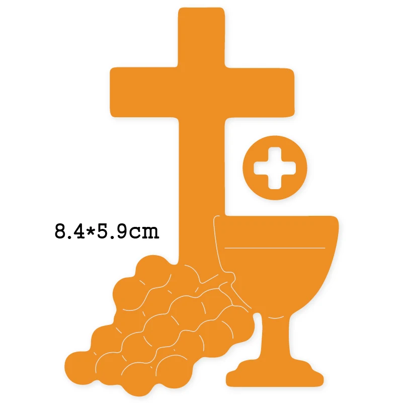 

Новые металлические режущие штампы Священный Грааль виноградный крест 2020 ремесла трафарет для DIY скрапбукинга бумаги/фото карты тиснение