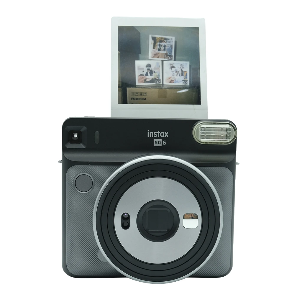 Gray Фотокамера Fuji Fujifilm Instax SQ6 для мгновенной фотосъемки, фотокамера, 3 цвета, фотокамера для мгновенной фотосъемки, год - Цвет: Gray