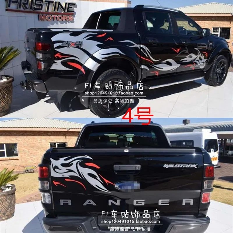 

Car stickers FOR Ford Ranger F150 on both sides of the body hood and rear exterior modified creative decals