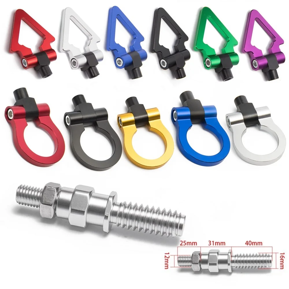 Универсальный алюминиевый прицеп JDM буксировочный крючок сзади для BMW E46 E81 E30 E36 E90