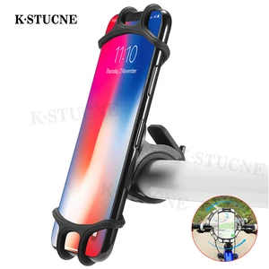 universal shockproof elastic silicone phone holder for iphone 11 12 pro max huawei p40 xiaomi 10 riding bicycle phone bracket free global shipping