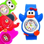 Детские наручные часы, пингвин, кролик, птица, слон