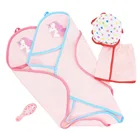 38 см кукольный комплект для ванной, одеяло 18 дюймов, кукольный игровой домик, аксессуары, набор для приготовления пищи, кукольная камера, новогодний подарок для девочки, Прямая поставка