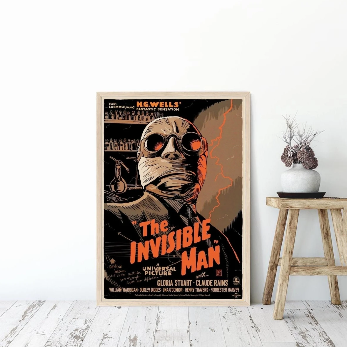 Horror Movie Poster Canvas Print Art Gift Home Wall Painting Decoration (No Frame)