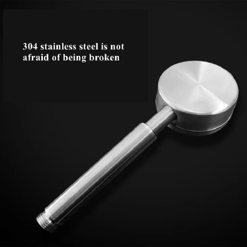 bathroom stainless stee 304 high pressure rain removeable nozzle water saving spray spa tub black shower head for bath with hose free global shipping