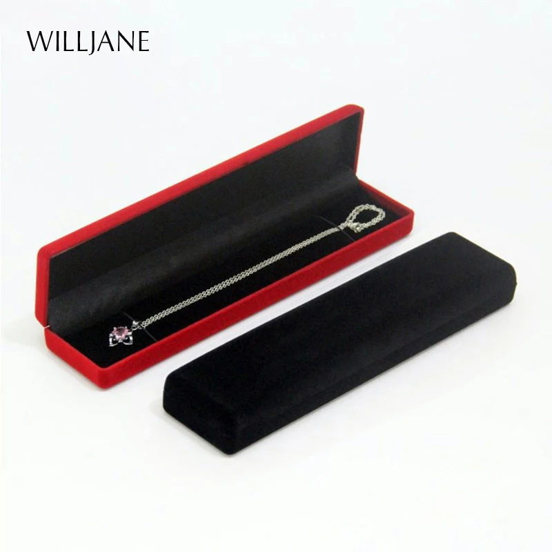 Quality Velvet Bracelet Packaging Box Engagement Wedding Gift Chain Jewelry Storage Presentation Case