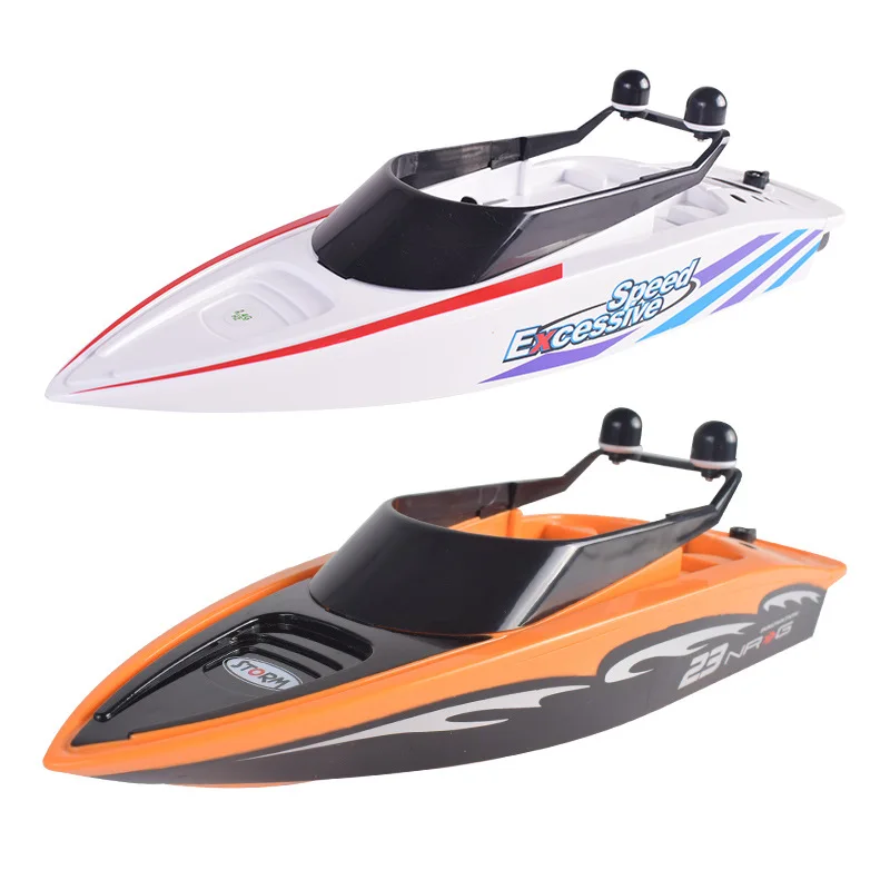 Высокая Скорость RC лодка 15км/ч 2 4 ГГц канала Электрический Workbale на воде Радио