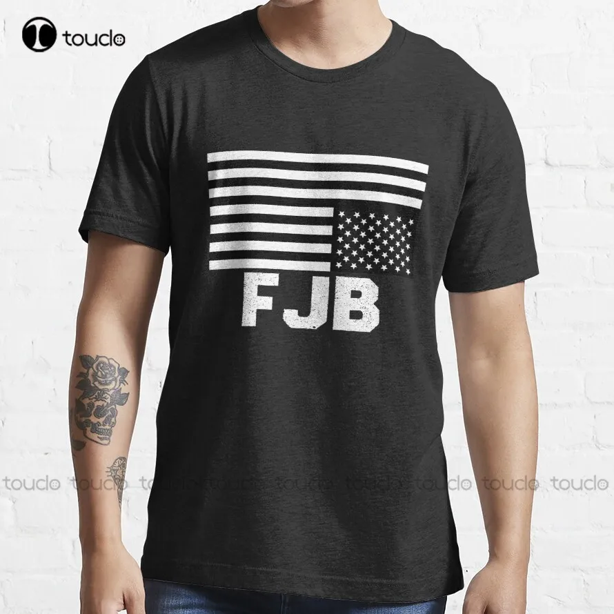

Funny American Flag Upside Down Usa White And Black Design Fjb T-Shirt Tshirts For Men Custom Aldult Teen Unisex Xs-5Xl