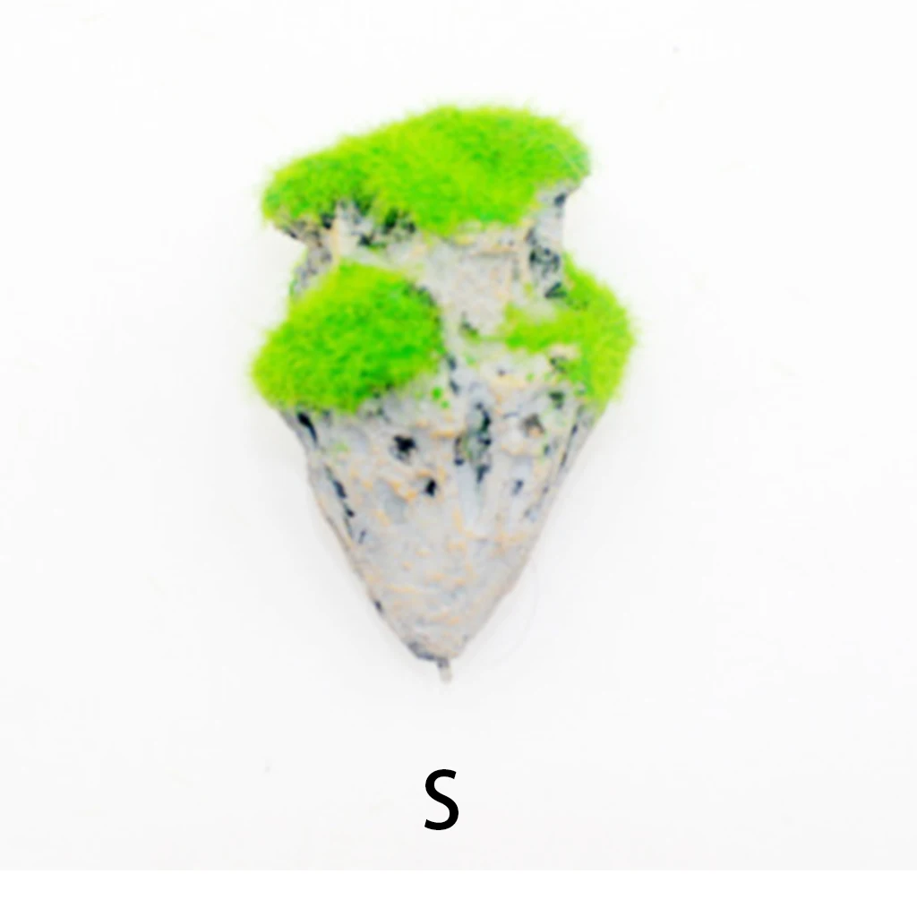 Украшение для аквариума подвесной камень искусственный декор украшение