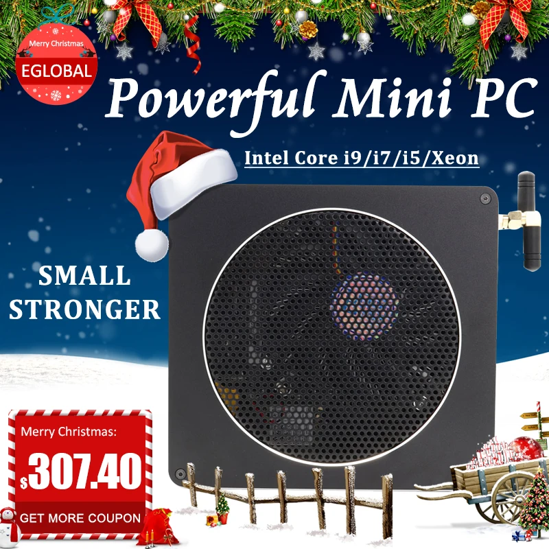 2019 новые S200 Nuc Intel i7 8750H 6 Core 12 нитей мини-ПК с Windows 10 Pro DDR4 i5 8300H AC wi fi мини настольный