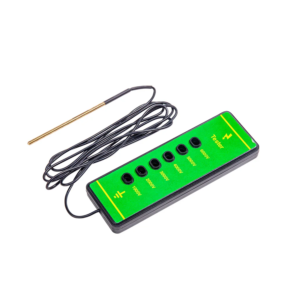 10pcs-Plastic voltage tester, pocket tester, voltage 1000V-6000V Green
