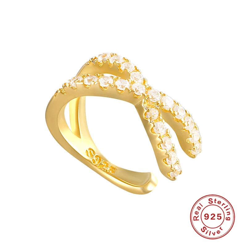 Женская серьга-клипса с цирконом без пирсинга | Украшения и аксессуары