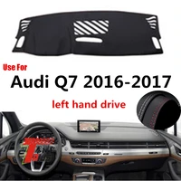 taijs factory dust resistant simple leather car dashboard cover for audi q7 2016 2017 left hand drive