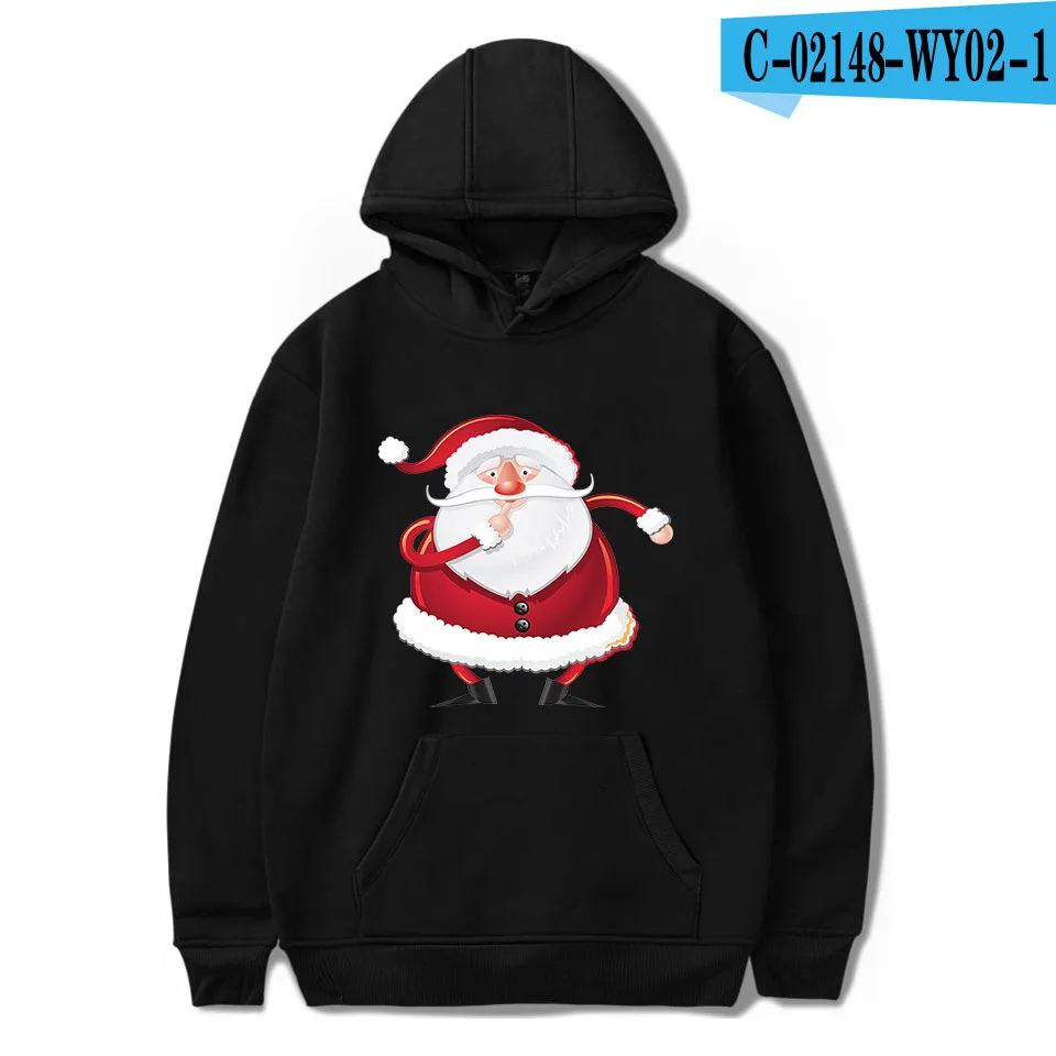 2019 Merry Рождественская Толстовка Повседневное дизайн толстовка осенний пуловер