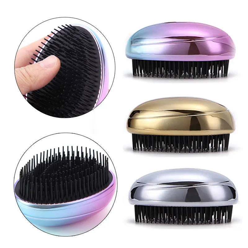 Градиентная фотостатическая расческа для волос с ручкой распутывания