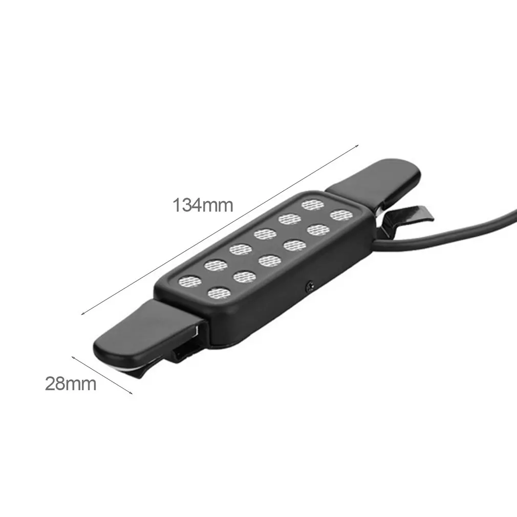 TSAI звукосниматель 12 отверстий клип на Микрофон проводной усилитель динамик для