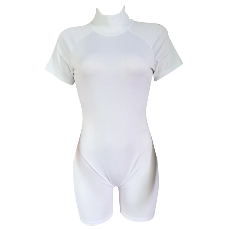 Женский неоновое боди для фитнеса в уличном стиле Повседневный комбинезон с