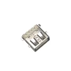 10 шт. USB2.0 4-контактный тип A С Плоским Краем SMT мама с USB разъемом, разъем с крышкой, сварочный провод, адаптер