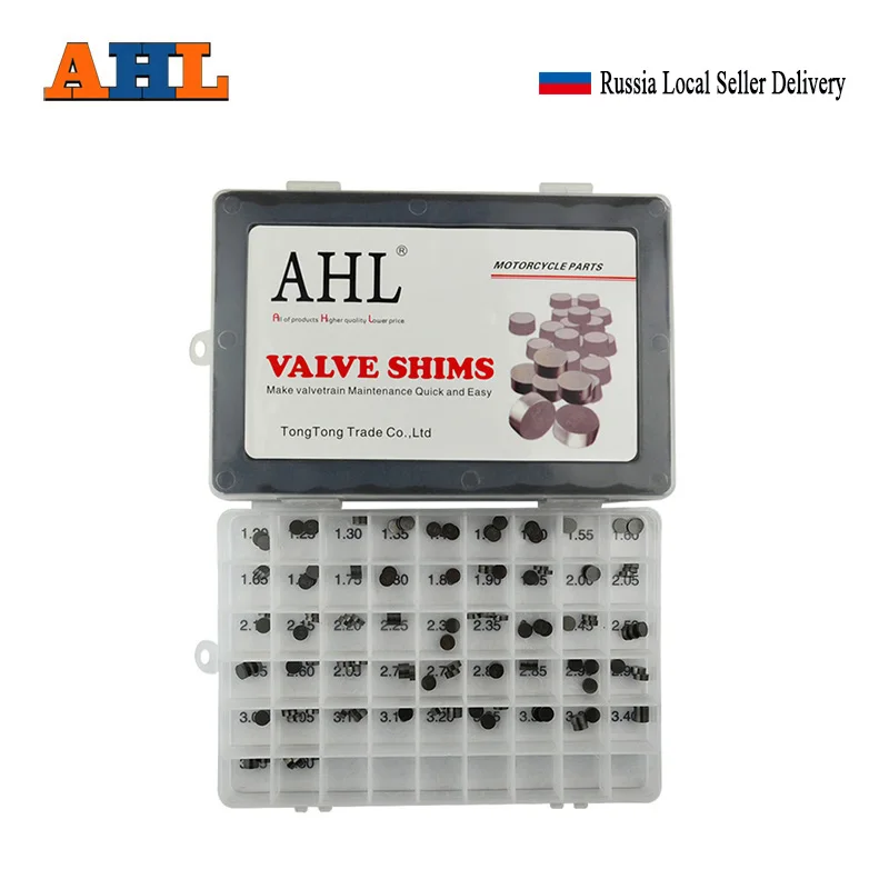 

АГЛ 141 шт., детали двигателя мотоцикла, регулируемая прокладка клапана 7,48 мм, полный комплект для заправки для Honda, Suzuki, Yamaha, Kawasaki