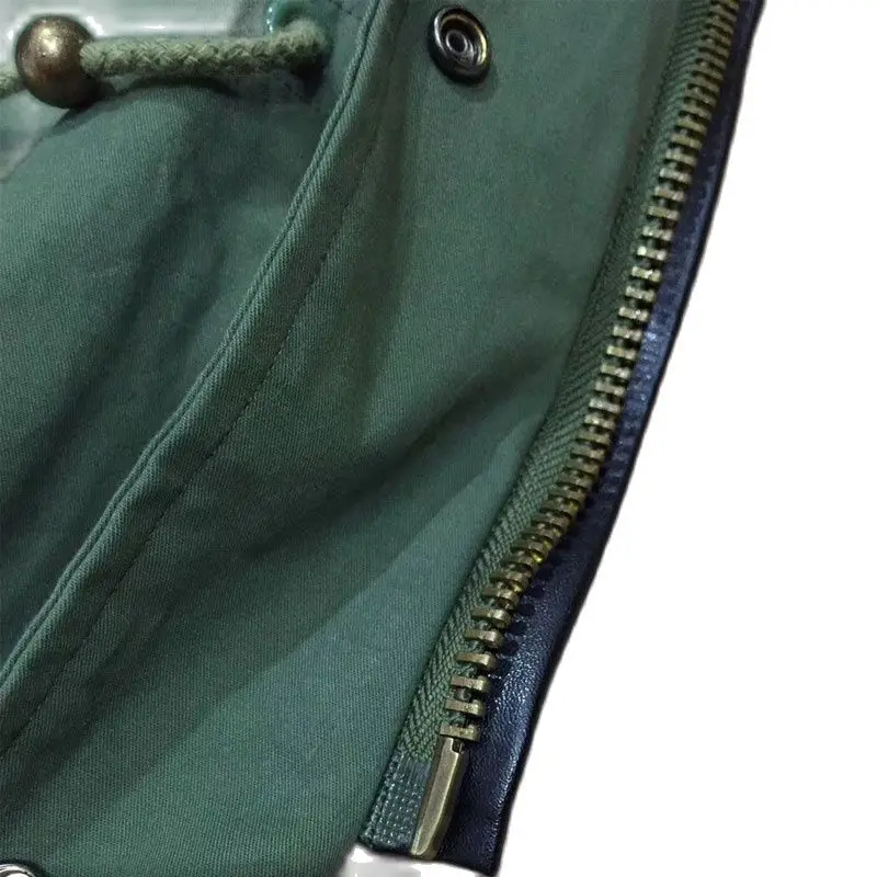 Длинная парка цвета хаки 2017 женская одежда для вечеринок теплая меховая куртка