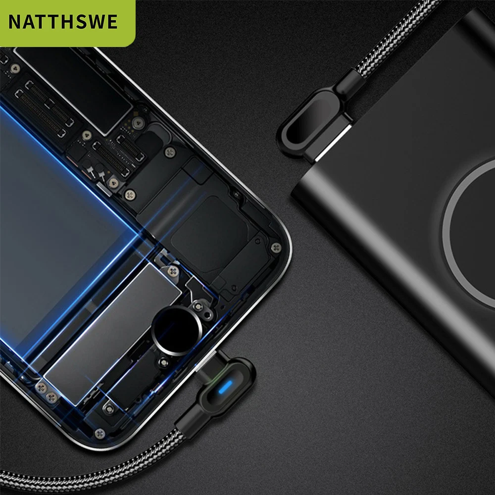 NATTHSWE 2.4A Быстрый USB кабель для iPhone 11 Pro XS MAX XR X 8 7 6s Plus 5 зарядный зарядное устройство