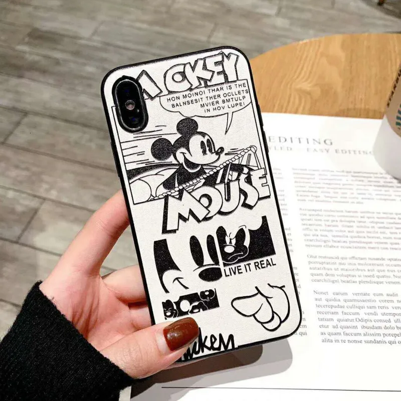Милый Микки Дональд Дак Чехол для мобильного телефона iPhone X XS XR XSMax 8 7 6 6S PluSTPU