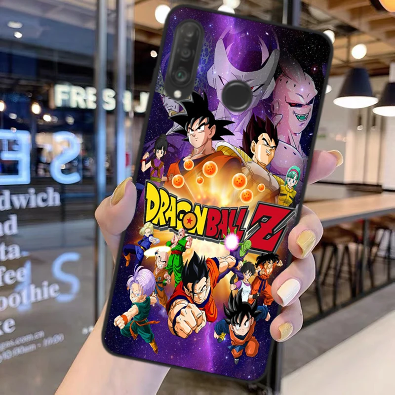 

Japan Cartoon Anime Hot Super Goku Phone Cover Case For Huawei P20 P30 P40 Mate20 Mate30 Pro Lite Black Soft Silicone TPU Shell