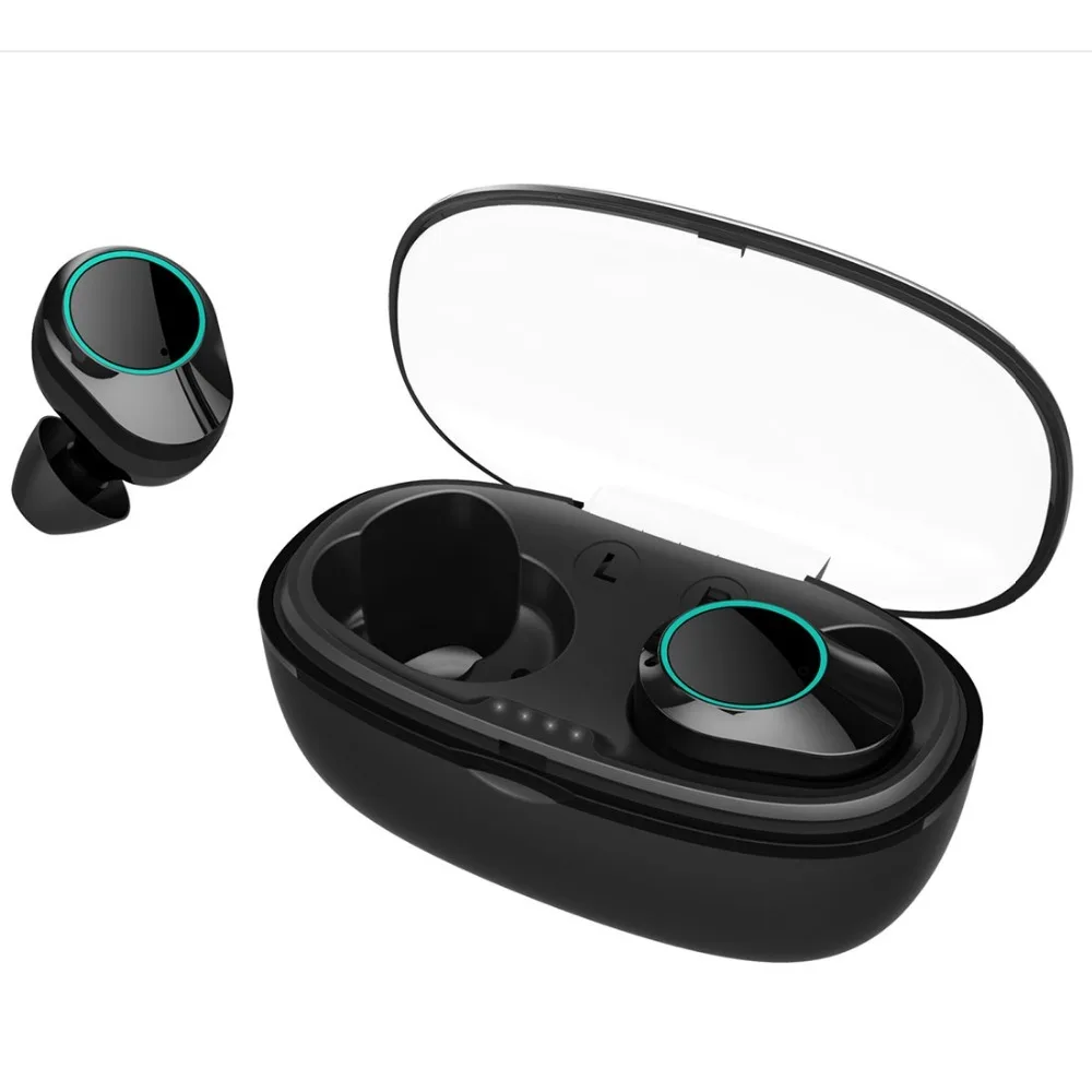 HAMTOD G05 Bluetooth 5,0 беспроводные наушники гарнитура IP6X водонепроницаемый Сенсорный контроль с магнитной зарядной коробкой