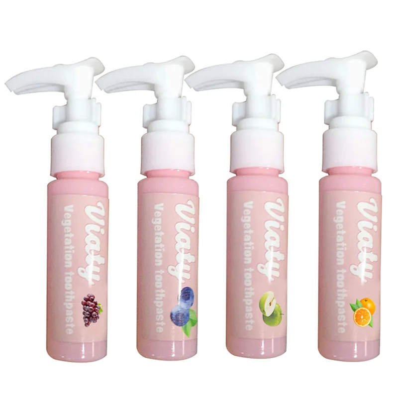 

Portable Stain Remover Whitening Toothpaste Anti Bleeding Gums Press Type Fresh Toothpaste SK88