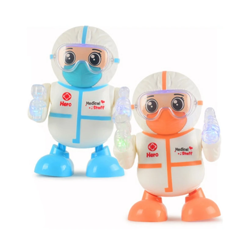 

Dancing Robot Electric Sound and Light Dazzling Dancing Robot Will Walk Model Toy