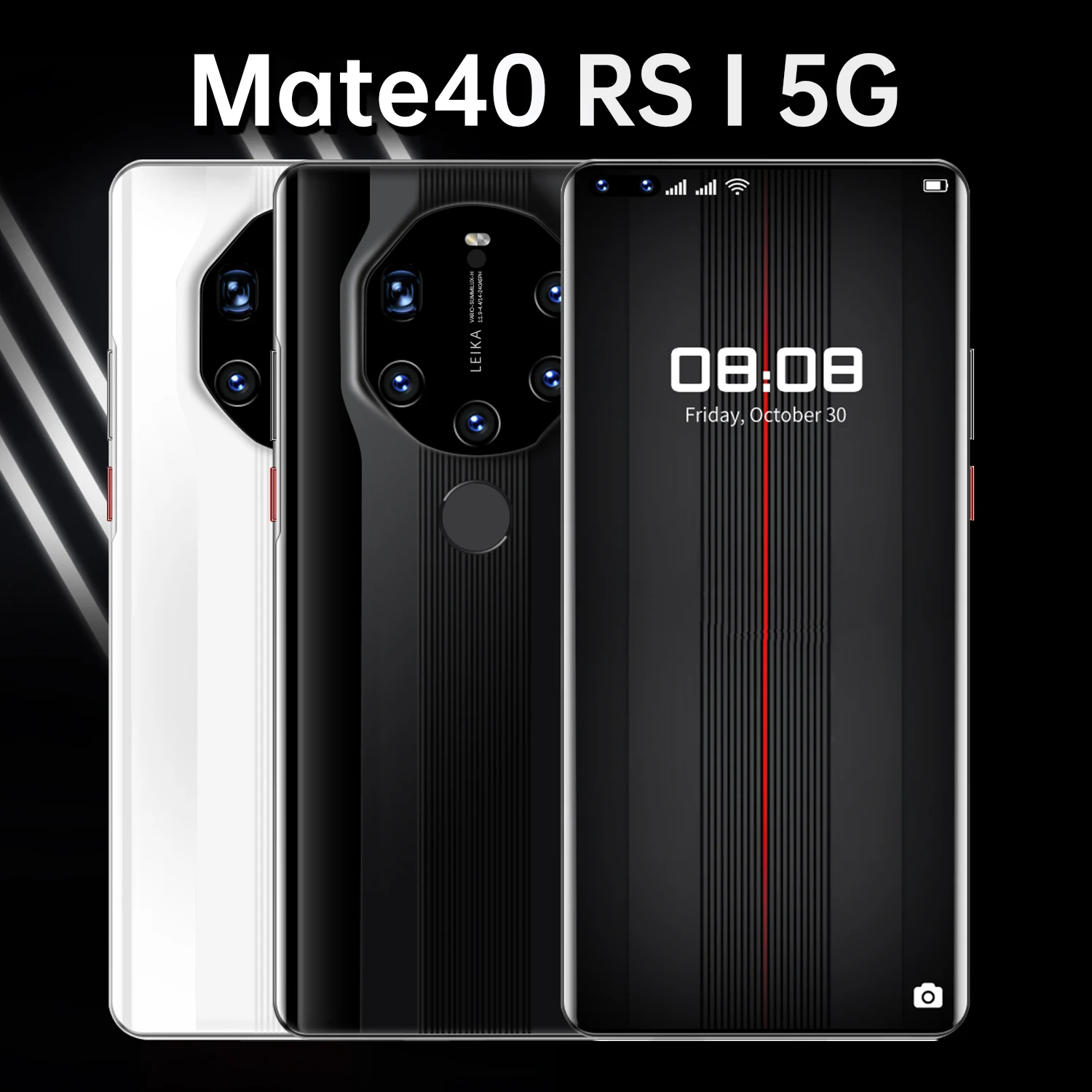 

7.3inch Mate40 RS 16 GB 512 GB Cell Phones Unlocked 25MP+50MP 6800mAh MTK6889 5G Global Version Really New Smartphone Android 11