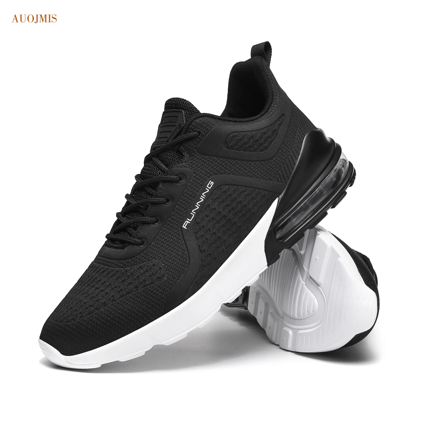AUOJMIS спортивная обувь большого размера натуральная сетчатая красная беговые