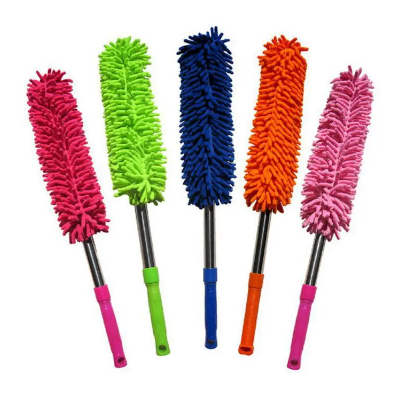 

Sponges, Cloths & Brushes Durable Adjustable Handle Length Chenille Duster Dust Removal Desktop Dust Brush Hand Cleaner Duster
