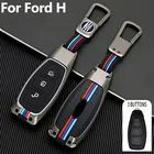 Чехол для автомобильного ключа из цинкового сплава для Ford Fiesta Focus Mondeo Ecosport Kuga Fob аксессуары
