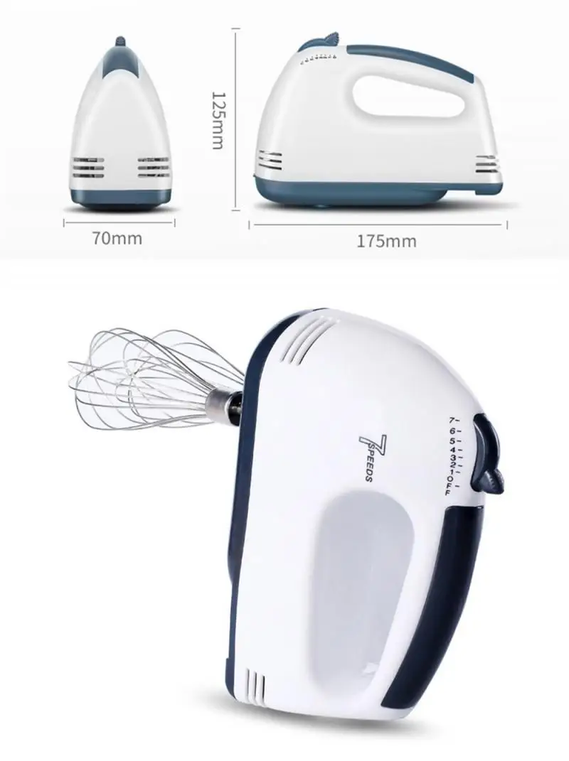 

220V Electric 7 Speed Food Mixer Table Stand Cake Dough Mixer Handheld Egg Beater Baking Whipping Cream Machine Dropship