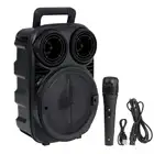 Портативный беспроводной bluetooth-динамик, музыкальный плеер с светильник кой вечерние, стерео сабвуфер, поддержка FM-радио, TF, AUX, USB, перезаряжаемый