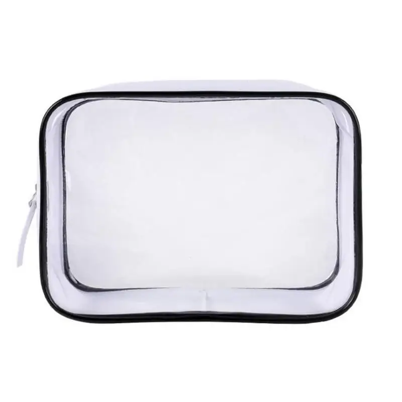 Косметичка для макияжа чехол на молнии прозрачная косметичка функциональный