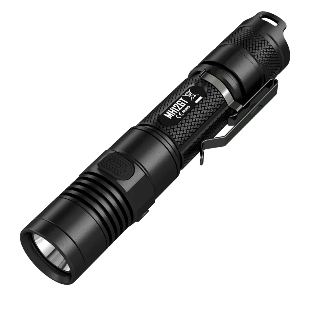 NITECORE MH12GT USB непосредственно перезаряжаемый светильник-вспышка CREE XP-L HI V3 светодиодный фонарь 320 м для занятий спортом на открытом воздухе, спасательный светильник