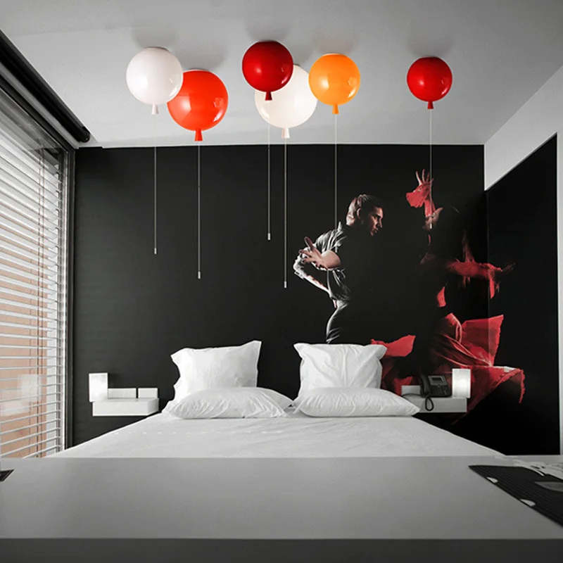 Luces LED de techo coloridas para dormitorio de niños, lámparas, decoración del hogar, cocina, sala de estar, estudio, plafón de iluminación