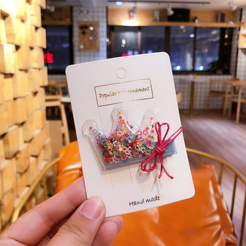 Аксессуары для волос милая заколка с бантом детские игрушки девочек прозрачные