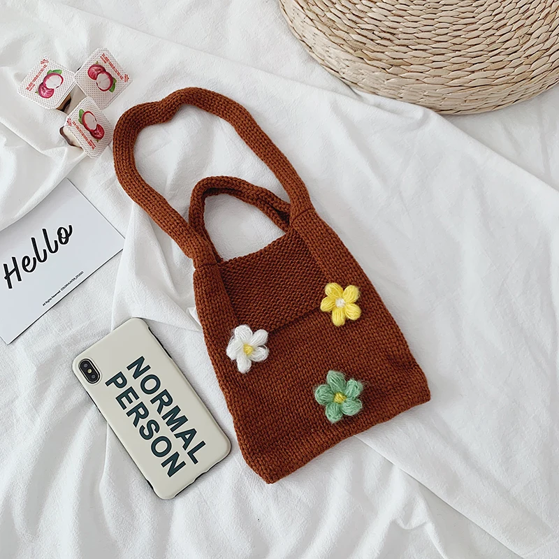 2019 Girls Handbag Cotton Cute Flowers Women Shoulder Bag Large Capacity Phone Pouch Japanese Kawaii Clutch Kids Xmas Gift | Багаж и сумки