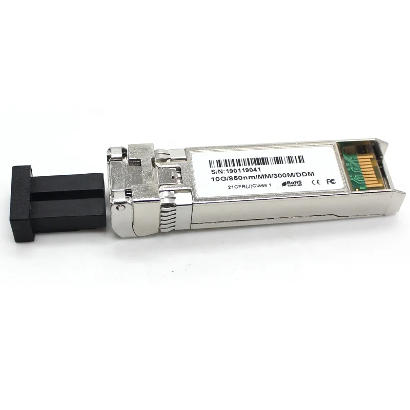 

10G-SR SFP transceiver module fiber sfp module 10g sfp SR 850nm MMF 300m DDM Duplex LC optical transceiver HP/aruba switches