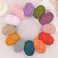100g thick thread crochet cloth yarn diy hand woven knitting crochet wool for hand knitting bag cushion carpet