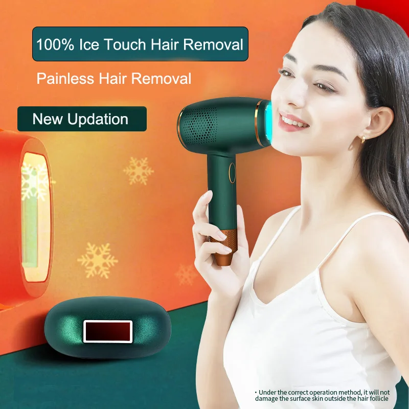 IPL Hair Removal Cream Device Maquina De Cortar Cabello 400000 Flashes Ice Point Painless Laser Epilator Without Black Point enlarge