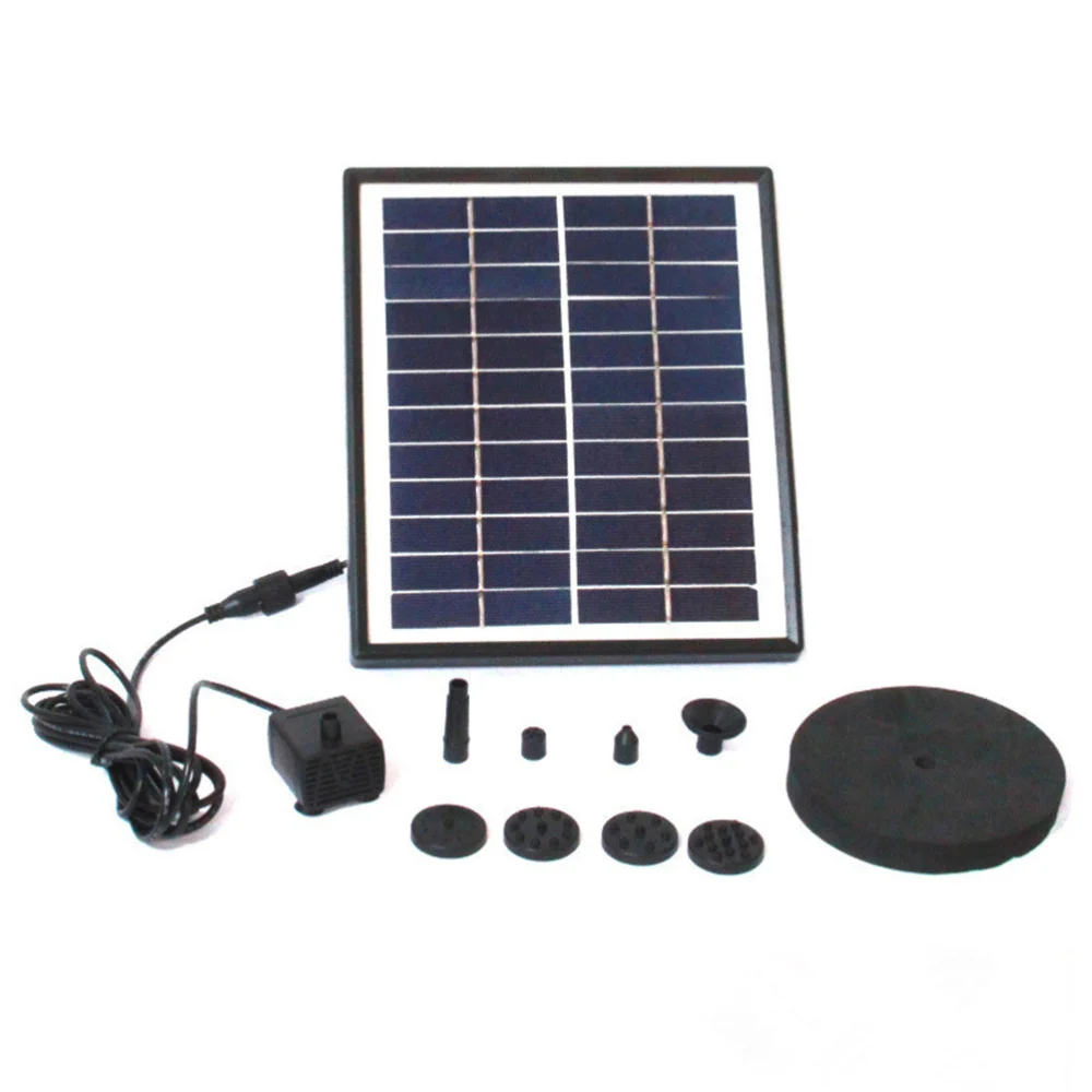 

12V 5W Solar Garden Fountain Solar Garden Fountains Waterfalls Solar Power Bird Bath Fountain Water Pump Floating Fountain Pump
