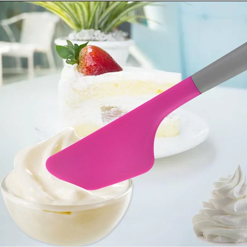 Сверхбольшой силиконовый скребок для выпечки крема 34 см антипригарный шпатель